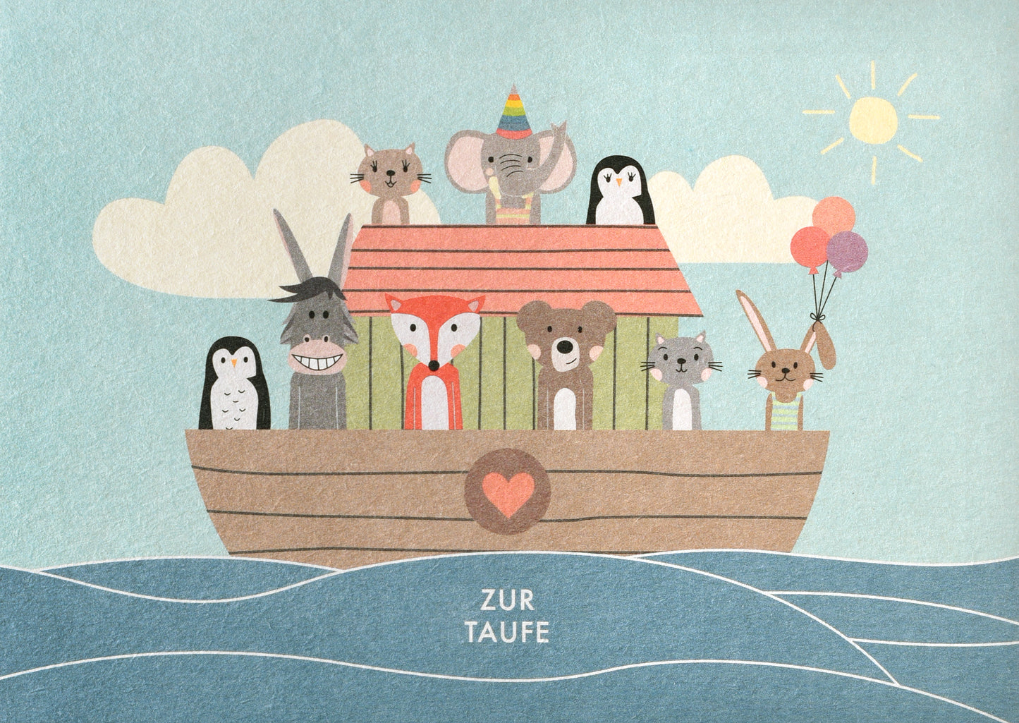 Postkarte - Zur Taufe
