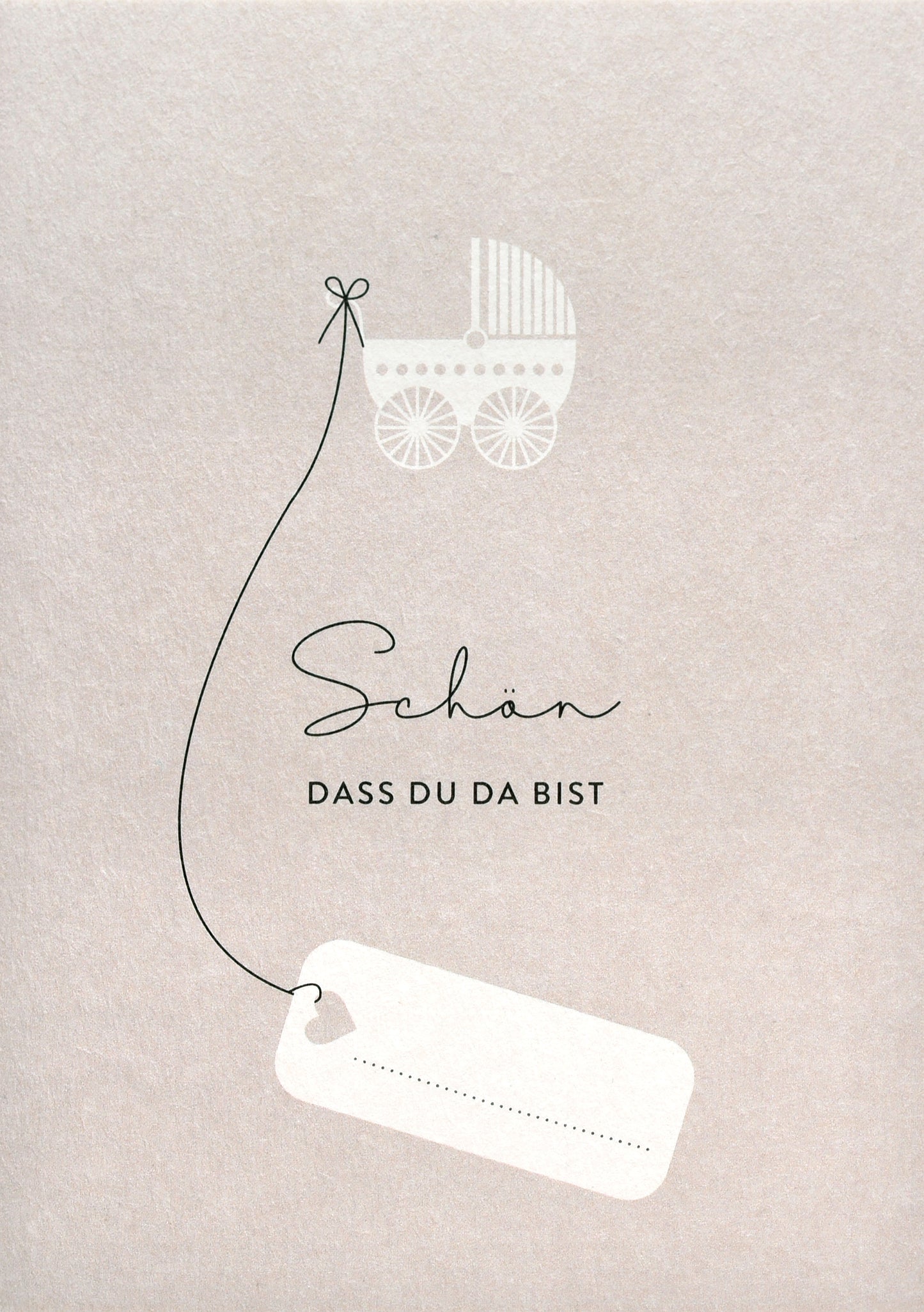 Postkarte - Schön dass du da bist