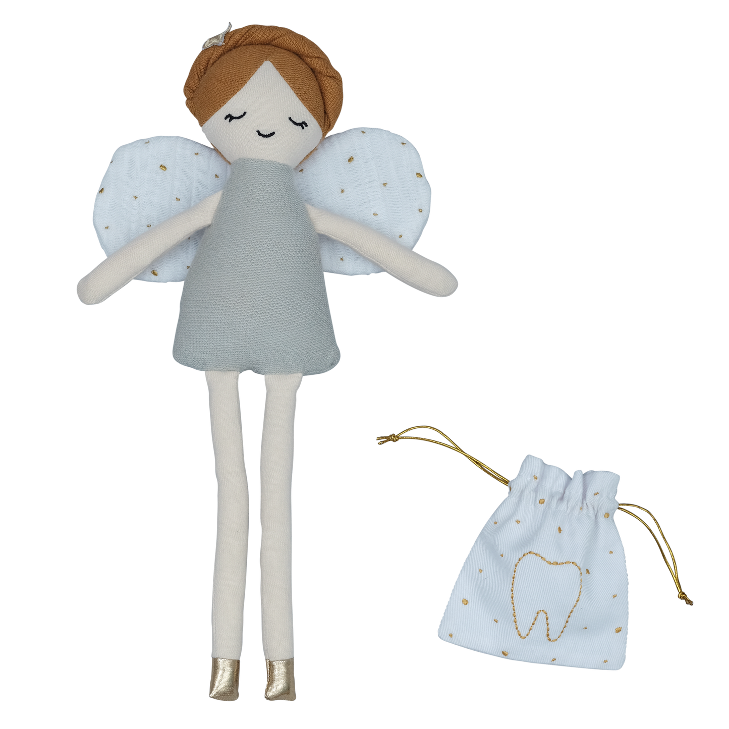 Puppe Zahnfee mit kleiner Tasche