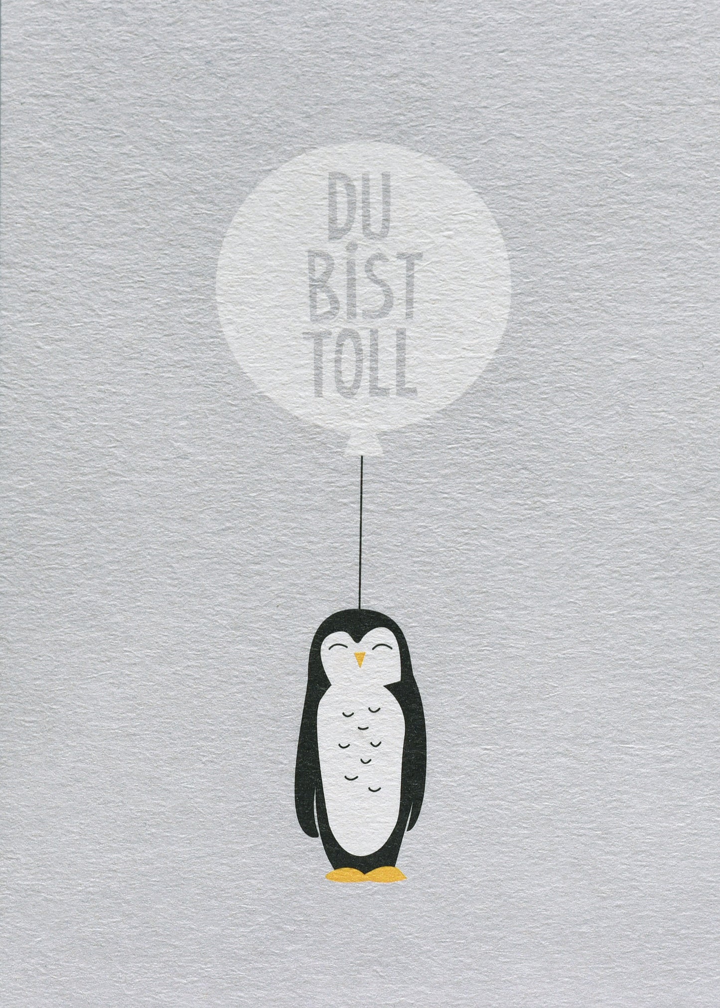 Postkarte - du bist toll