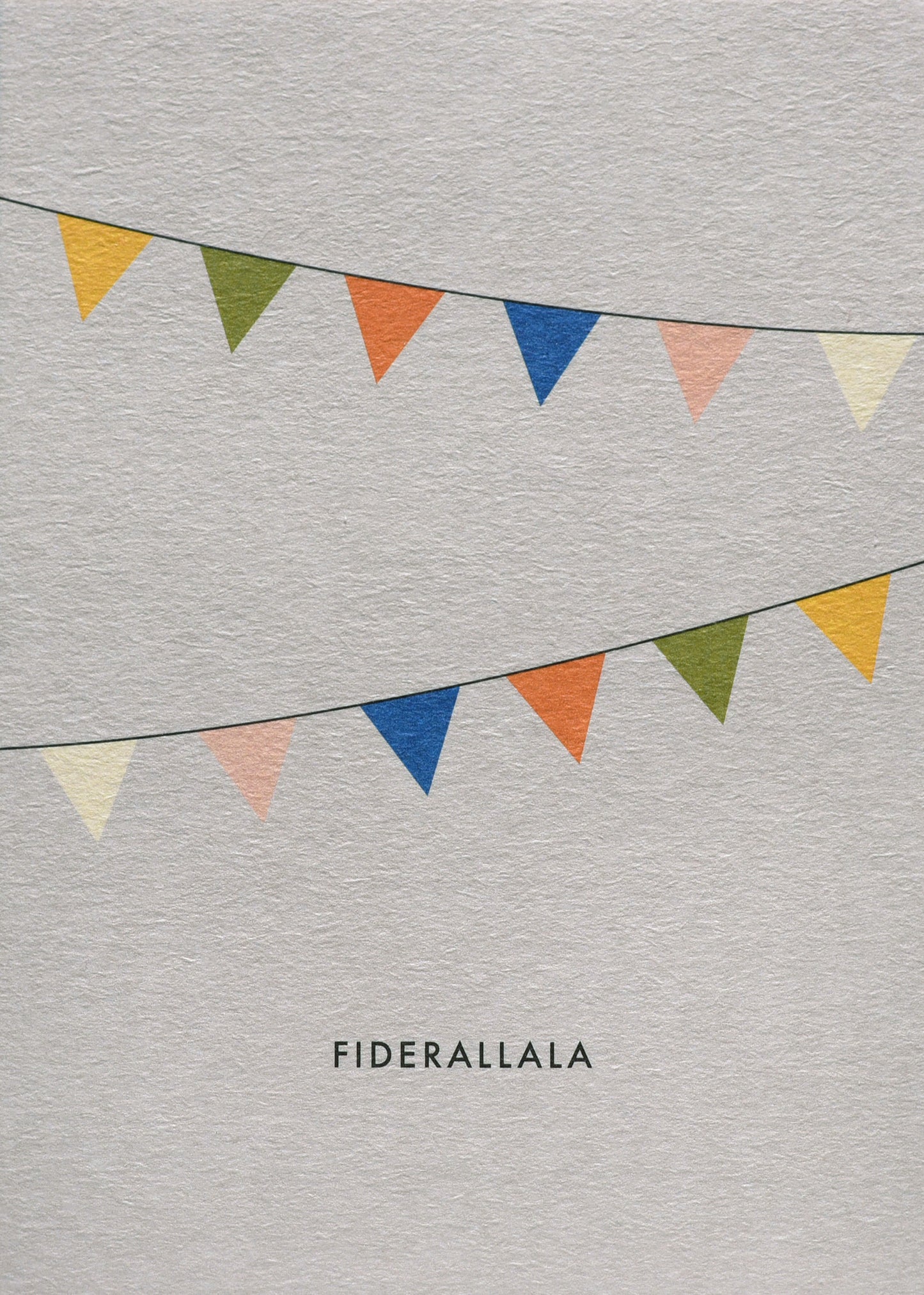 Postkarte - Fiderallala