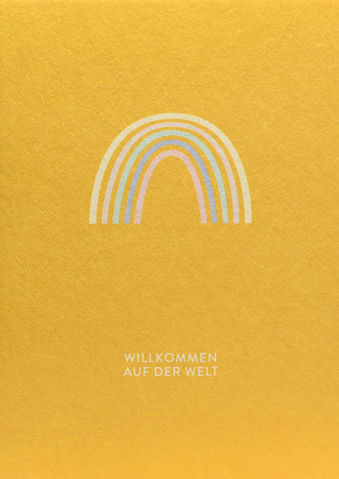 Postkarte - Willkommen kleiner Mensch