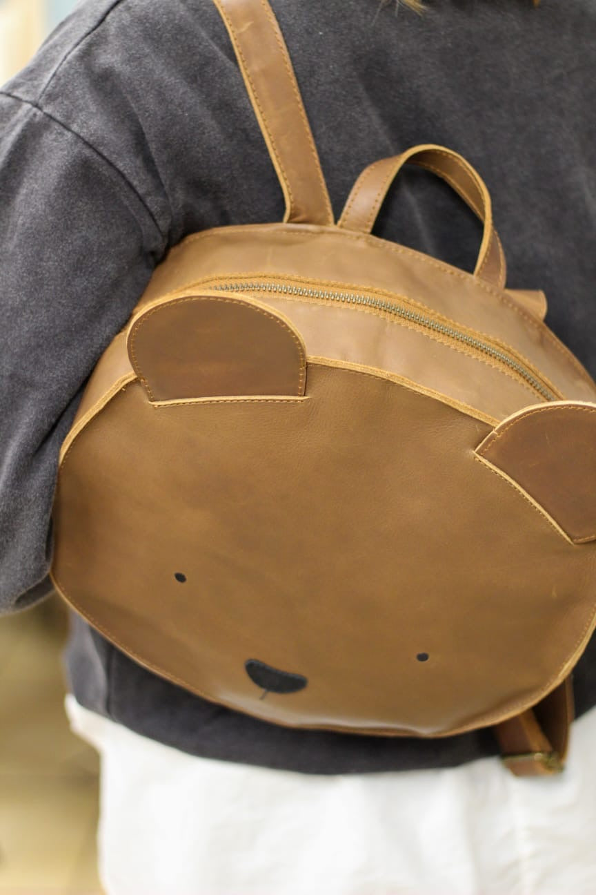 Donsje Lederrucksack