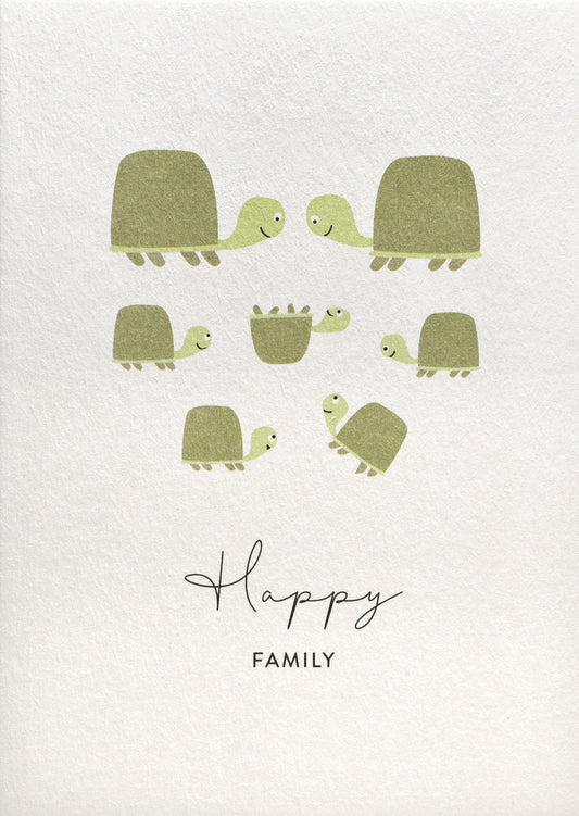 Postkarte - Hapy Family